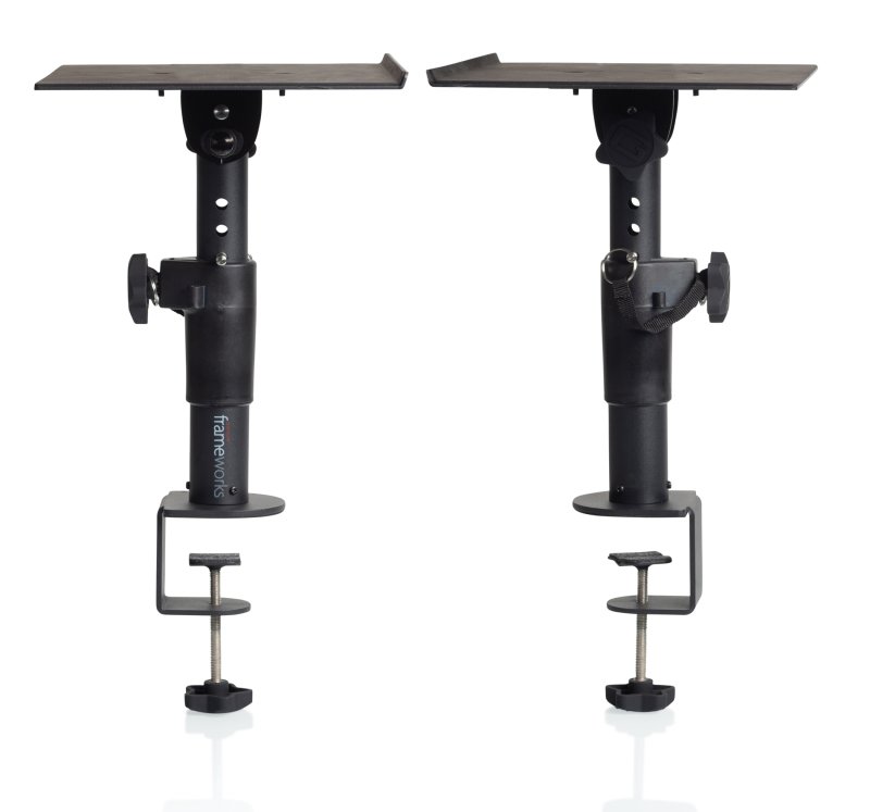 Gator Gfw Spk Stmndsk Cmp Frameworks Clamp-On Studio Monitor Stand (Pair)