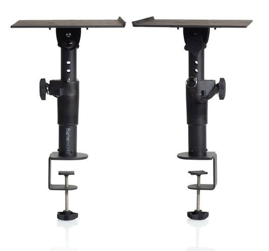 Gator Gfw Spk Stmndsk Cmp Frameworks Clamp-On Studio Monitor Stand (Pair)