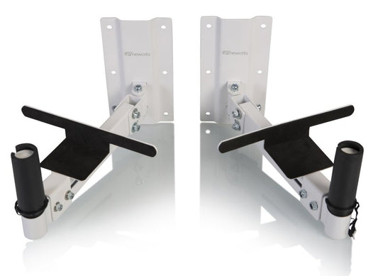 Gator GFW-SPK-WM100W Frameworks Wall Mount Speaker Stands, White (Pair)