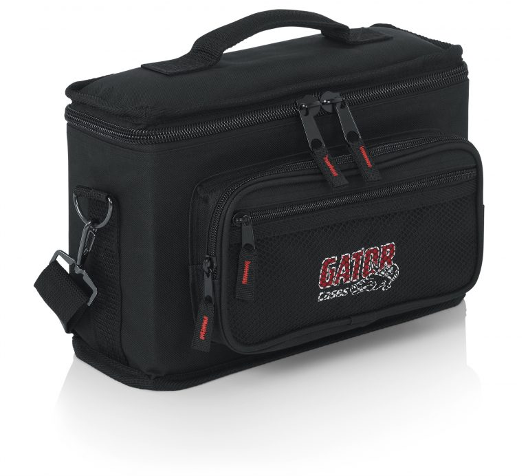 Gator GM4 Padded Microphone Carry Bag; Holds up to 4 Microphones