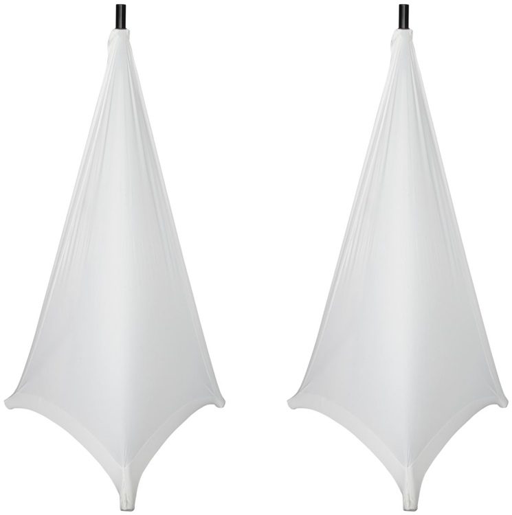 Gator GPA-STAND-2W Stretchy Speaker Stand Cover in White 