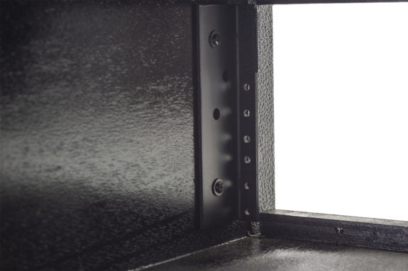Gator GR-RETRORACK-2BK Vintage Amp Vibe Rack Case 2U, Black 
