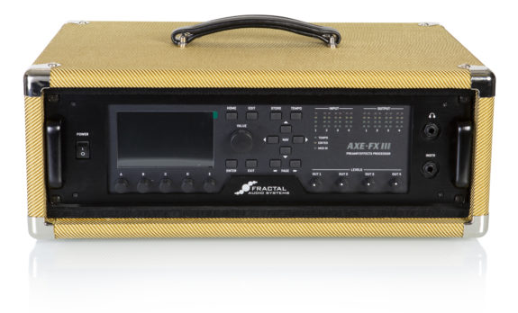 Gator GR-RETRORACK-3TW Vintage Amp Vibe Rack Case 3U, Tweed 