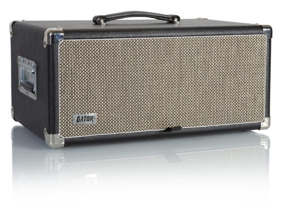 Gator GR-RETRORACK-4BK Vintage Amp Vibe Rack Case 4U, Black 