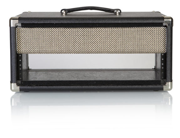 Gator GR-RETRORACK-4BK Vintage Amp Vibe Rack Case 4U, Black 