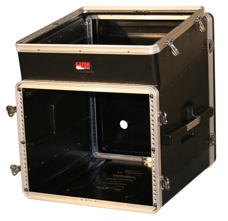 Gator GRC10X8 10U Top 8U Side Console Rack Molded Polyethylene Console Rack 
