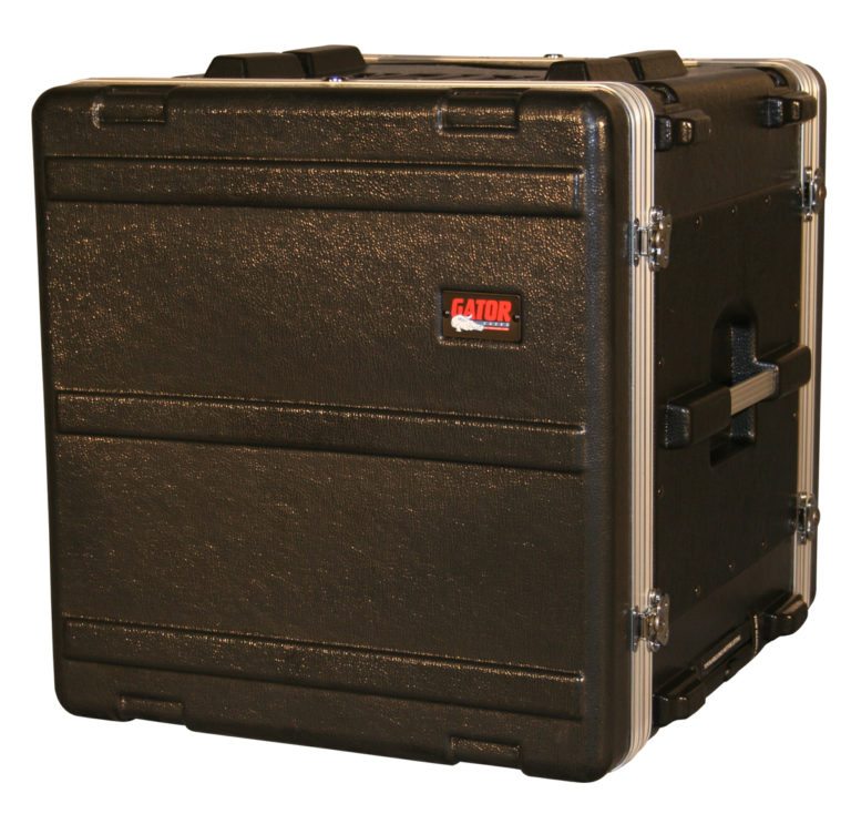 Gator GRR10L 10U Roller Rack 19inch Deep Molded Polyethylene Rack Case 