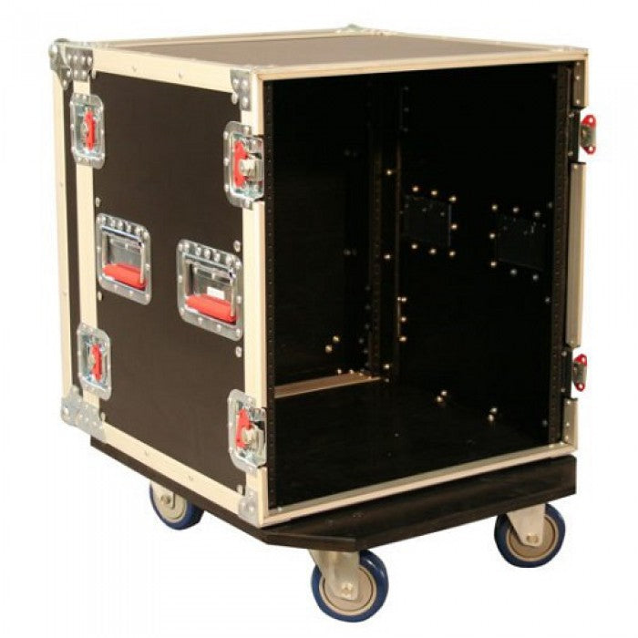 Gator GTOUR-12UCA-24D ATA Wood Deep Rack Case with Casters 