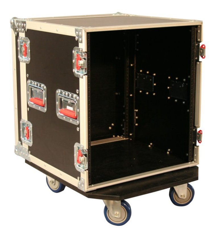 Gator GTOUR-12U G-Tour Series Fixed Casters Rack Case