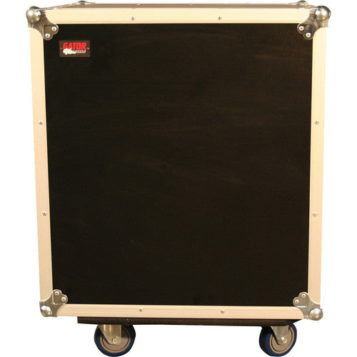 Gator GTOUR-SHK12CAST 12 Space Tour Style ATA Shock Rack Case with Casters 