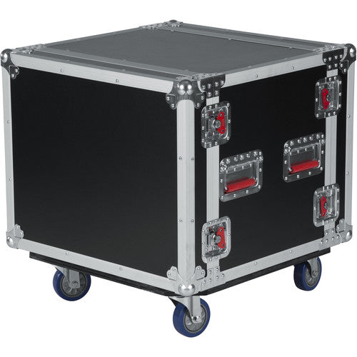 Gator GTOUR-SHK8CAST 8 Space Tour Style ATA Shock Rack Case with Caster 