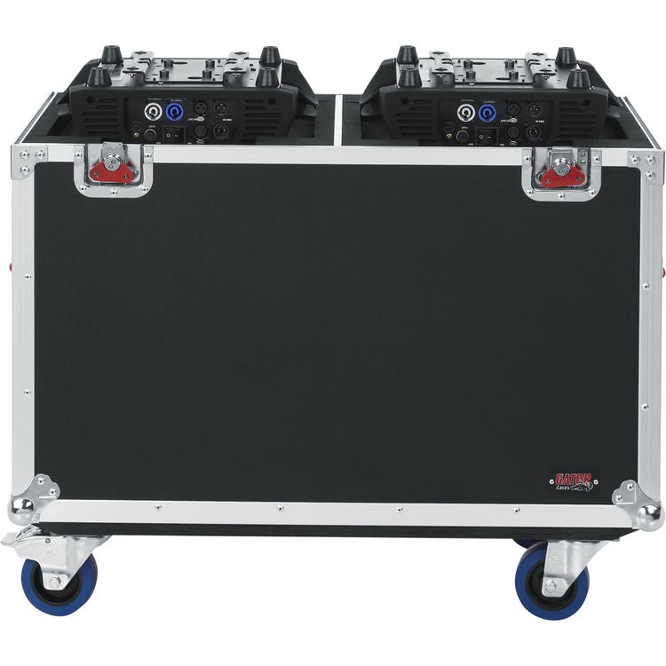 Gator GTOURMH250 G-Tour Flight Case for Two 250-Style Moving Head Lights (Black)