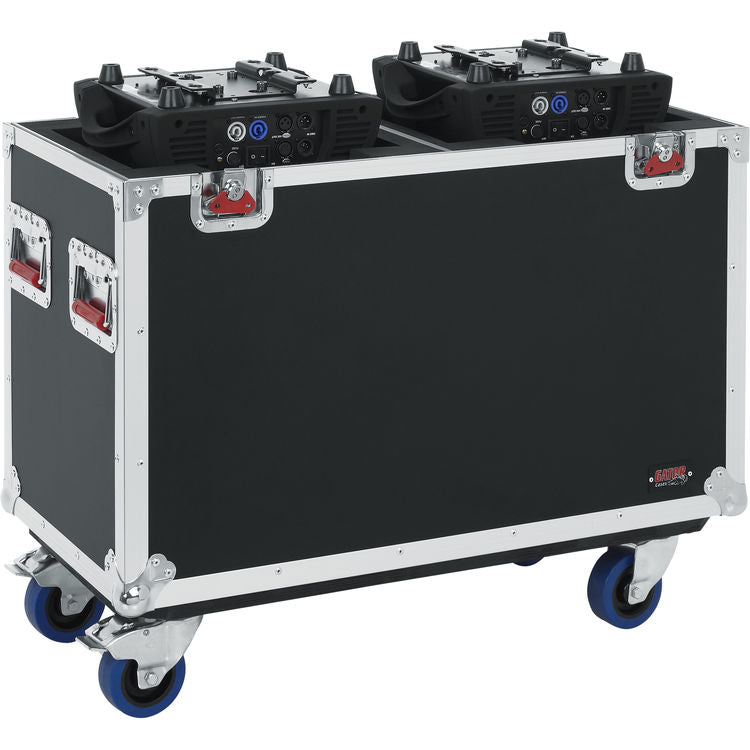 Gator GTOURMH250 G-Tour Flight Case for Two 250-Style Moving Head Lights (Black)