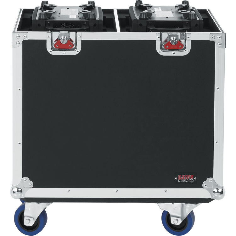 Gator GTOURMH350 G-Tour Flight Case for Two 350-Style Moving Head Lights (Black) 