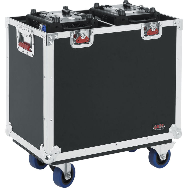 Gator GTOURMH350 G-Tour Flight Case for Two 350-Style Moving Head Lights (Black) 
