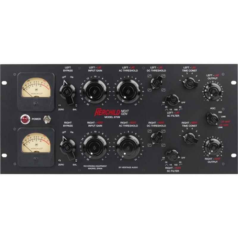 Heritage Audio HA670N Herchild Next Gen 670N Stereo Tube Compressor/Limiter 