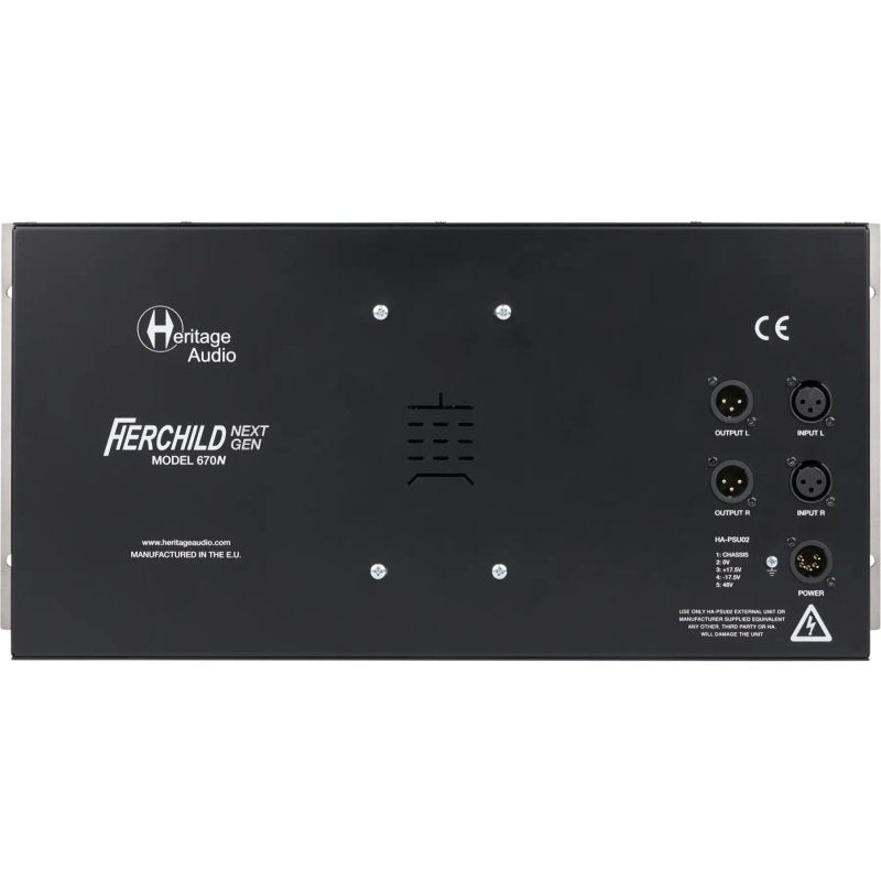 Heritage Audio HA670N Herchild Next Gen 670N Stereo Tube Compressor/Limiter 