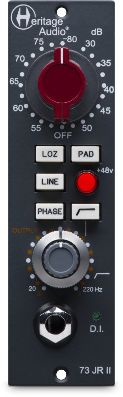 Heritage Audio HA73JR2 '73 Junior API 500 Series Microphone Preamplifier Module 