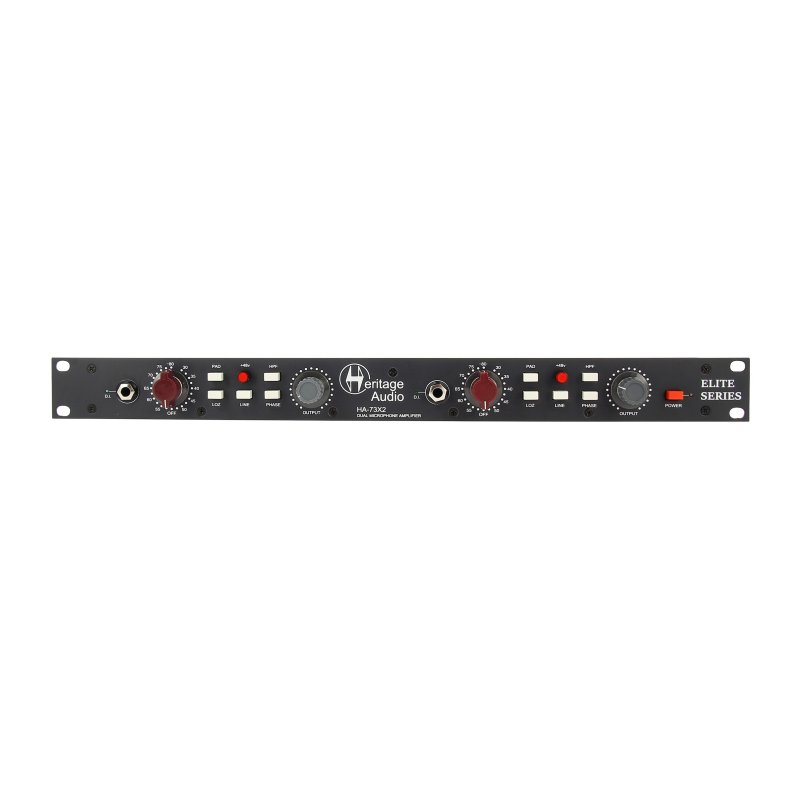 Heritage Audio HA73X2 Dual-Channel Elite Series Microphone Preamplifier 