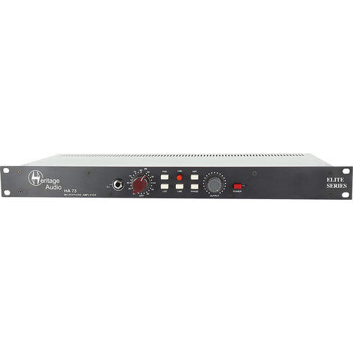 Heritage Audio HA73 Single-Channel Elite Series Microphone Preamplifier 