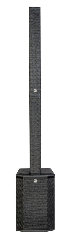 HK Audio HK-POLAR-10-MKII-BLK 2000W 10" Active Column Loudspeaker System, Black 