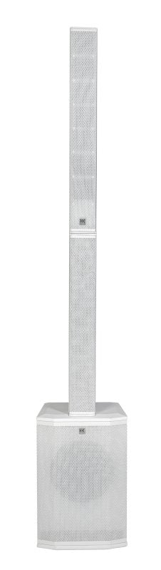 HK Audio HK-POLAR-10-MKII-WHT 2000W 10" Active Column Loudspeaker System, White 