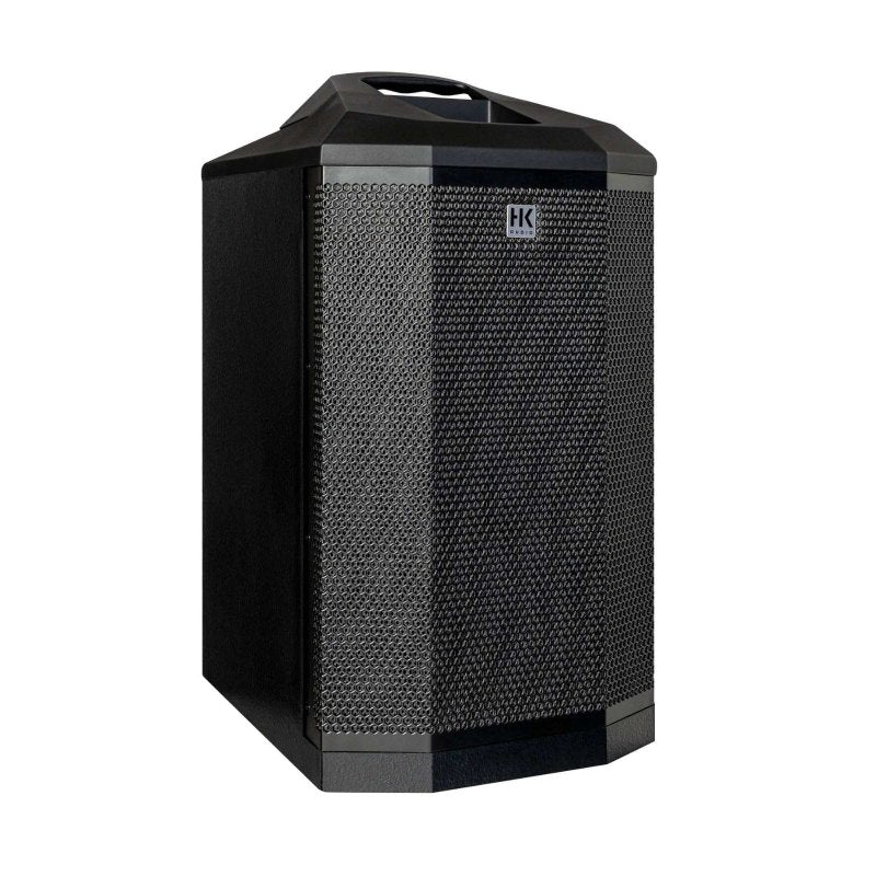 HK Audio HK-POLAR-8-MKII-BLK Compact 2,000W Column PA System with 8" Subwoofer, Bluetooth 5, TWS Stereo & 3-Channel Mixer (Black) 