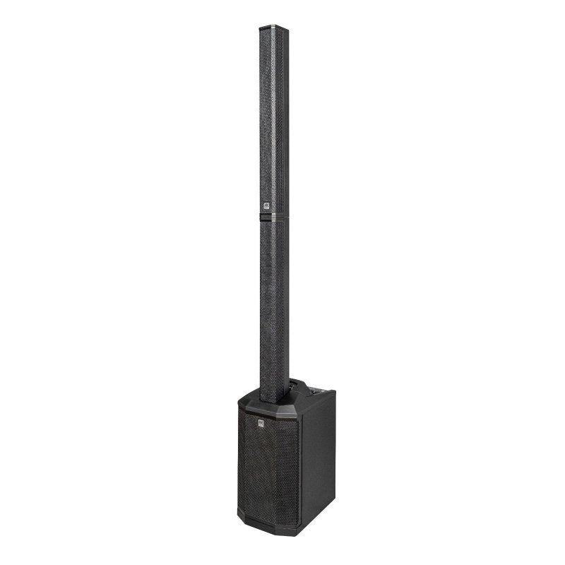 HK Audio HK-POLAR-8-MKII-BLK Compact 2,000W Column PA System with 8" Subwoofer, Bluetooth 5, TWS Stereo & 3-Channel Mixer (Black) 
