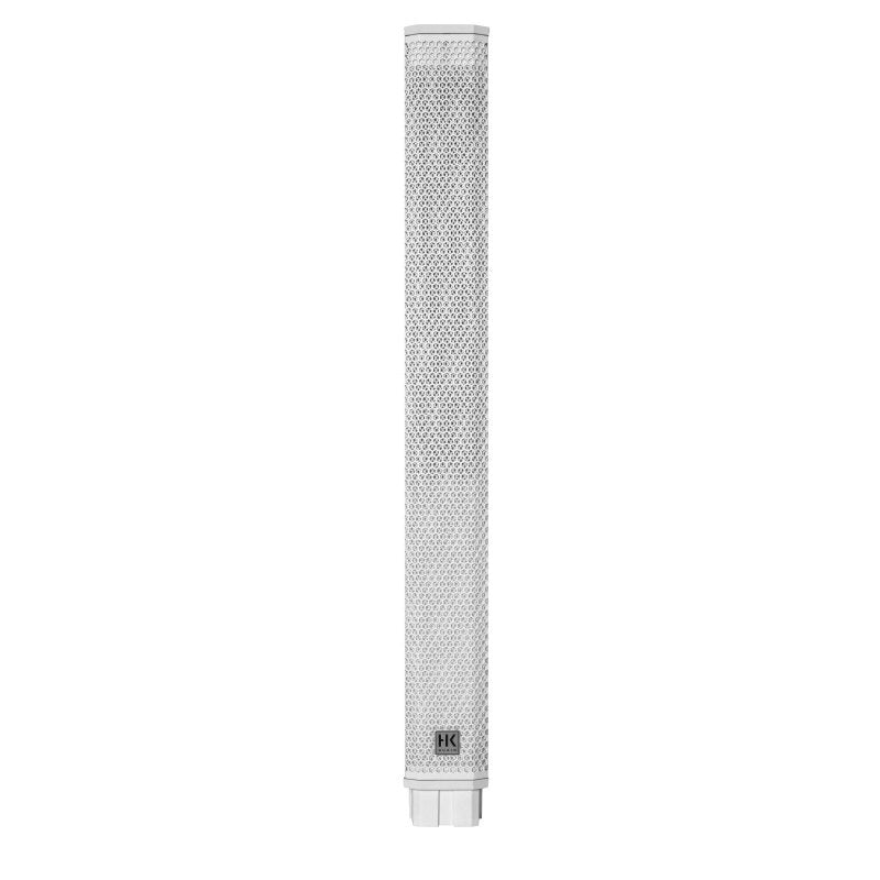 HK Audio HK-POLAR-8-MKII-WHT Compact 2,000W Column PA System with 8" Subwoofer, Bluetooth 5, TWS Stereo & 3-Channel Mixer (White)