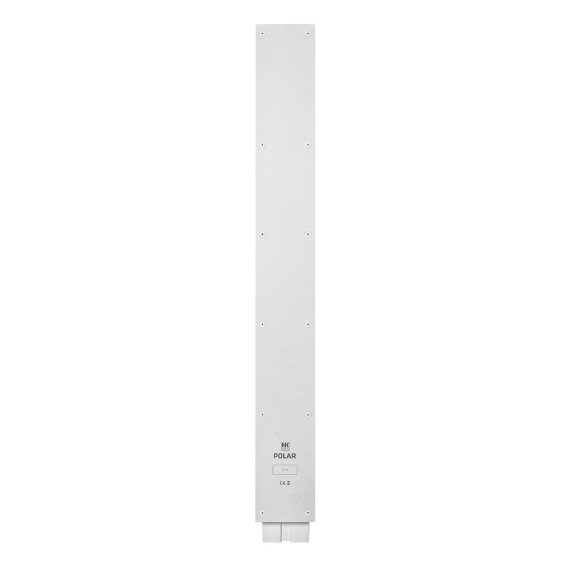 HK Audio HK-POLAR-8-MKII-WHT Compact 2,000W Column PA System with 8" Subwoofer, Bluetooth 5, TWS Stereo & 3-Channel Mixer (White) 