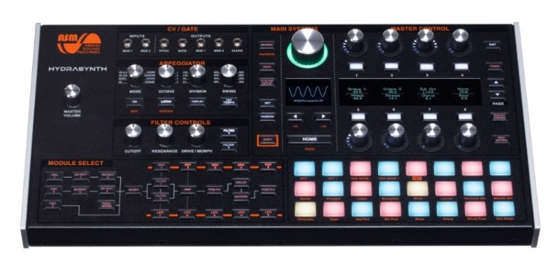 Ashun Sound Machine Hsdr 24-key Polytouch Hydrasynth Synthesizer 