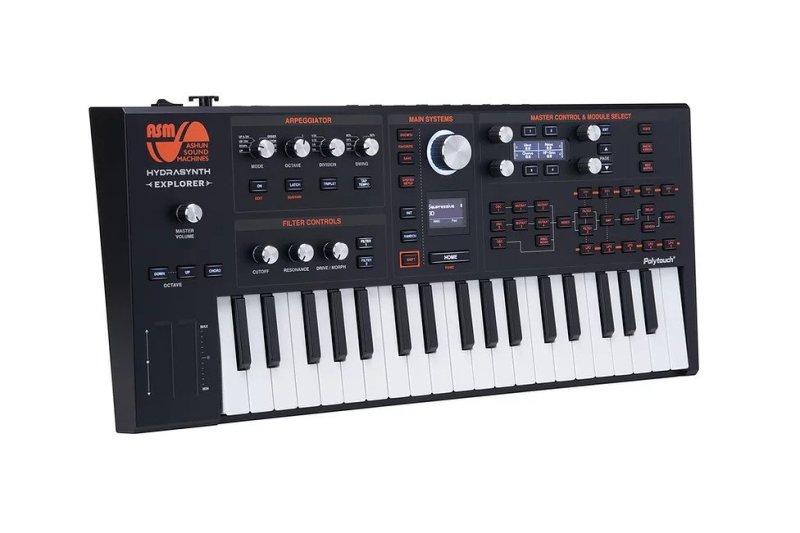 Ashun Sound Machine Hsmk 37-Key Hydrasynth Explorer With Dual Wave Mutators & PolyTouch 