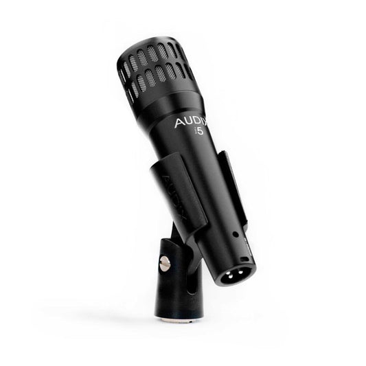 Audix I5-D6-DVICE-K All-purpose Professional Dynamic Instrument Microphone With Bass Drum Microphone and Support