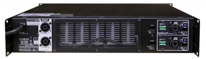 Ashly KLR5000 Power Amplifier 2x (2500W @ 2)(1700W @ 4)(1000W @ 8)Ohms