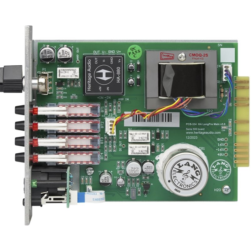 Heritage Audio LANG-312L 500-Series NY Style Preamp With Built-In Lifter