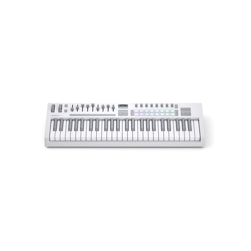 Novation LAUNCHKEY-49-MK4-WH 4th Gen 49-Key MIDI Keyboard, White