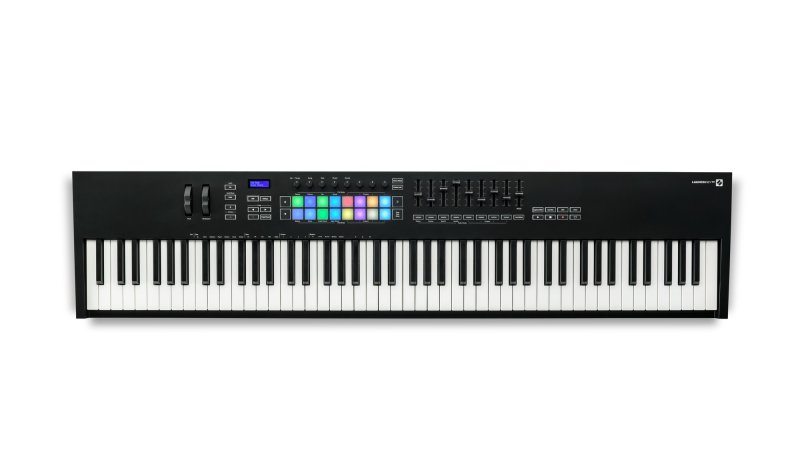 Novation LAUNCHKEY-88-MK3 88-Key MIDI Keyboard Controller With Semi-weighted Keys 