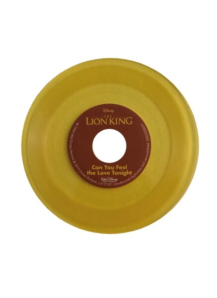 THE LION KING 3" Vinyl - CAN YOU FEEL THE LOVE TONIGHT 
