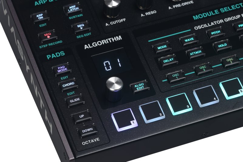 Ashun Sound Machine Lsdr 16-Voice Algorithmic Desktop Synthesizer with Analog Filters 