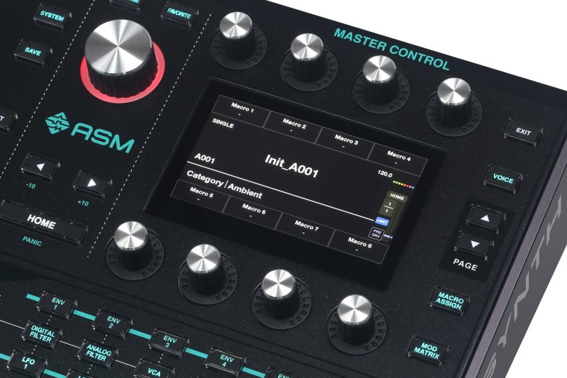 Ashun Sound Machine Lsdr 16-Voice Algorithmic Desktop Synthesizer with Analog Filters