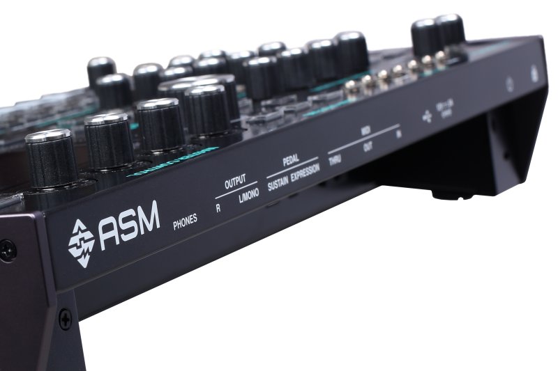 Ashun Sound Machine Lsdr 16-Voice Algorithmic Desktop Synthesizer with Analog Filters 