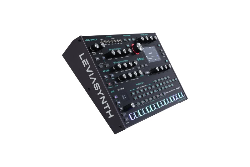 Ashun Sound Machine Lsdr 16-Voice Algorithmic Desktop Synthesizer with Analog Filters 