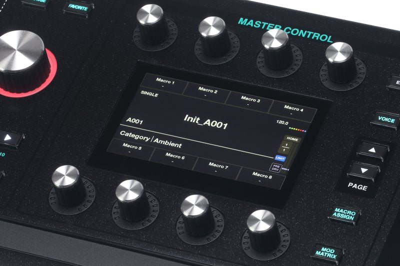 Ashun Sound Machine Lskb 16-Voice Algorithmic Keyboard Synth with Analog Filters 