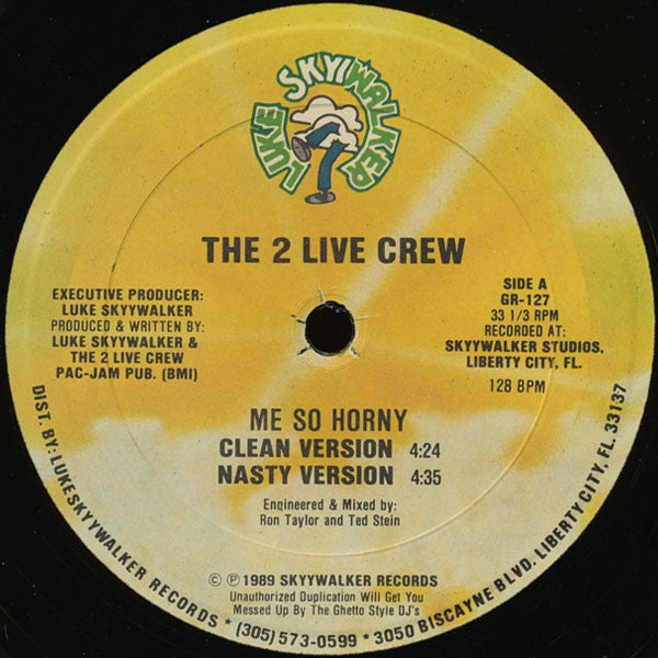 Me So Horny The 2 Live Crew