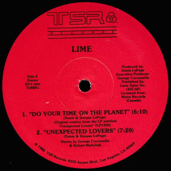 Do Your Time On The Planet / Unexpected Lovers • Remix Lime (2)