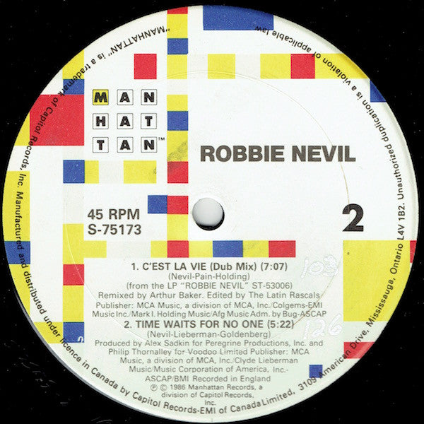 C'est la vie Robbie Nevil