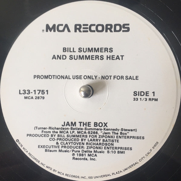 Jam The Box / Drum Affair Bill Summers & Summers Heat