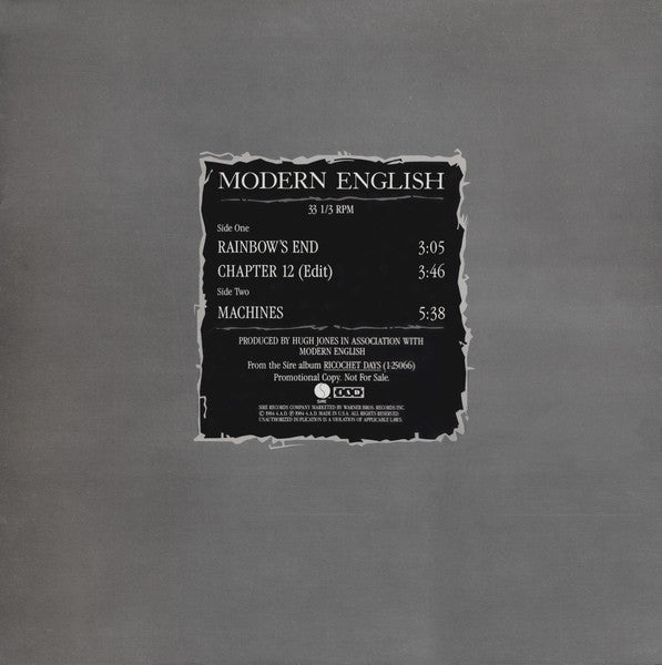 Rainbow's End / Chapitre 12 / Machines anglais moderne