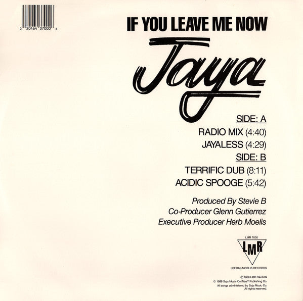 If You Leave Me Now Jaya (2)