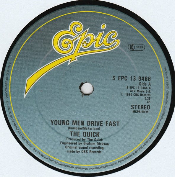 Young Men Drive Fast | Rectangle Triangle